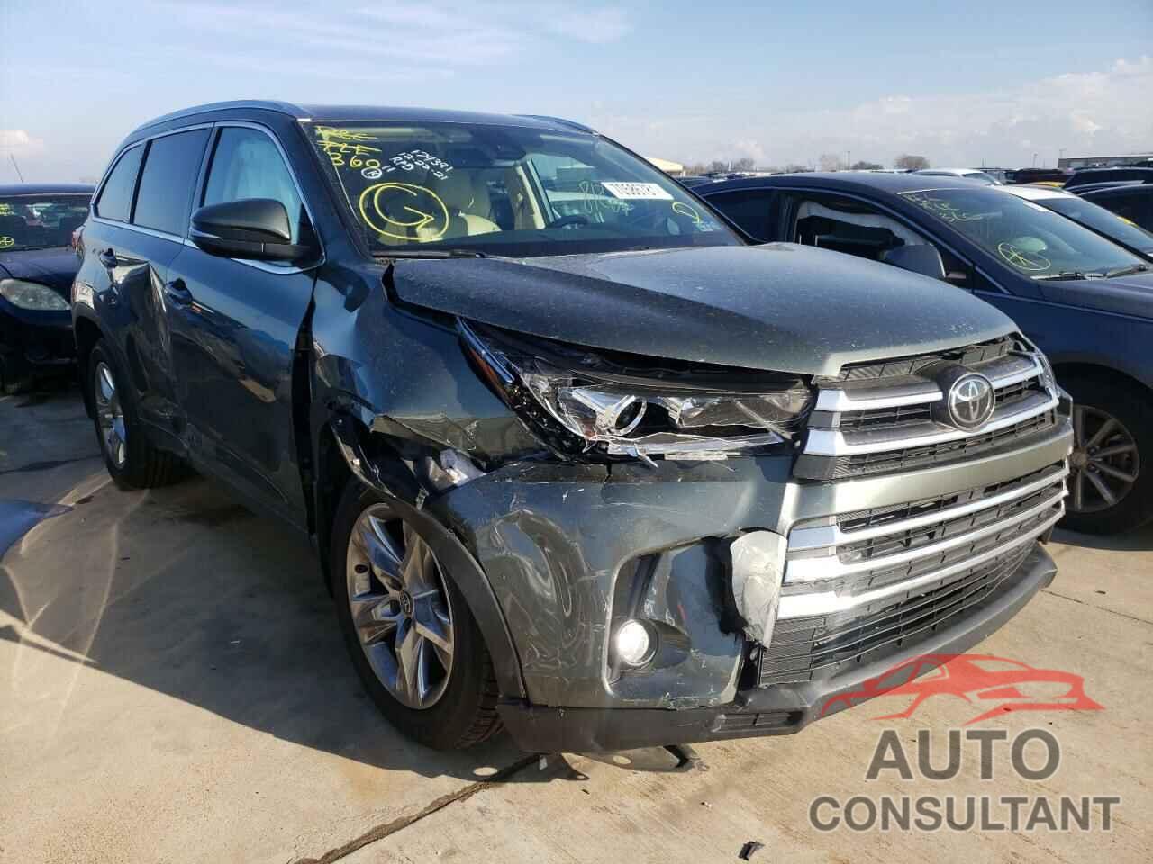 TOYOTA HIGHLANDER 2017 - 5TDDZRFH7HS463223