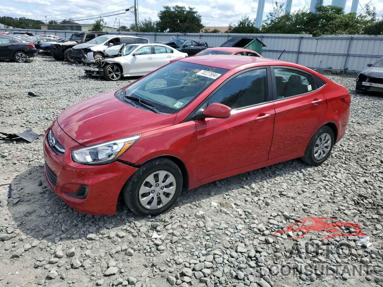 HYUNDAI ACCENT 2017 - KMHCT4AEXHU200809