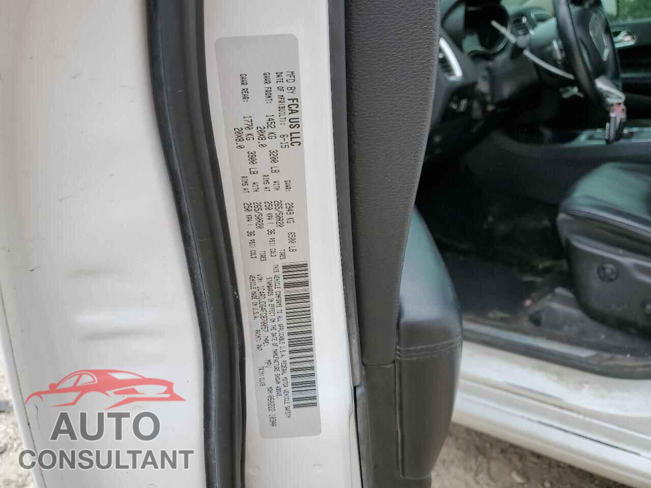 DODGE DURANGO 2015 - 1C4RDJDG4FC870057