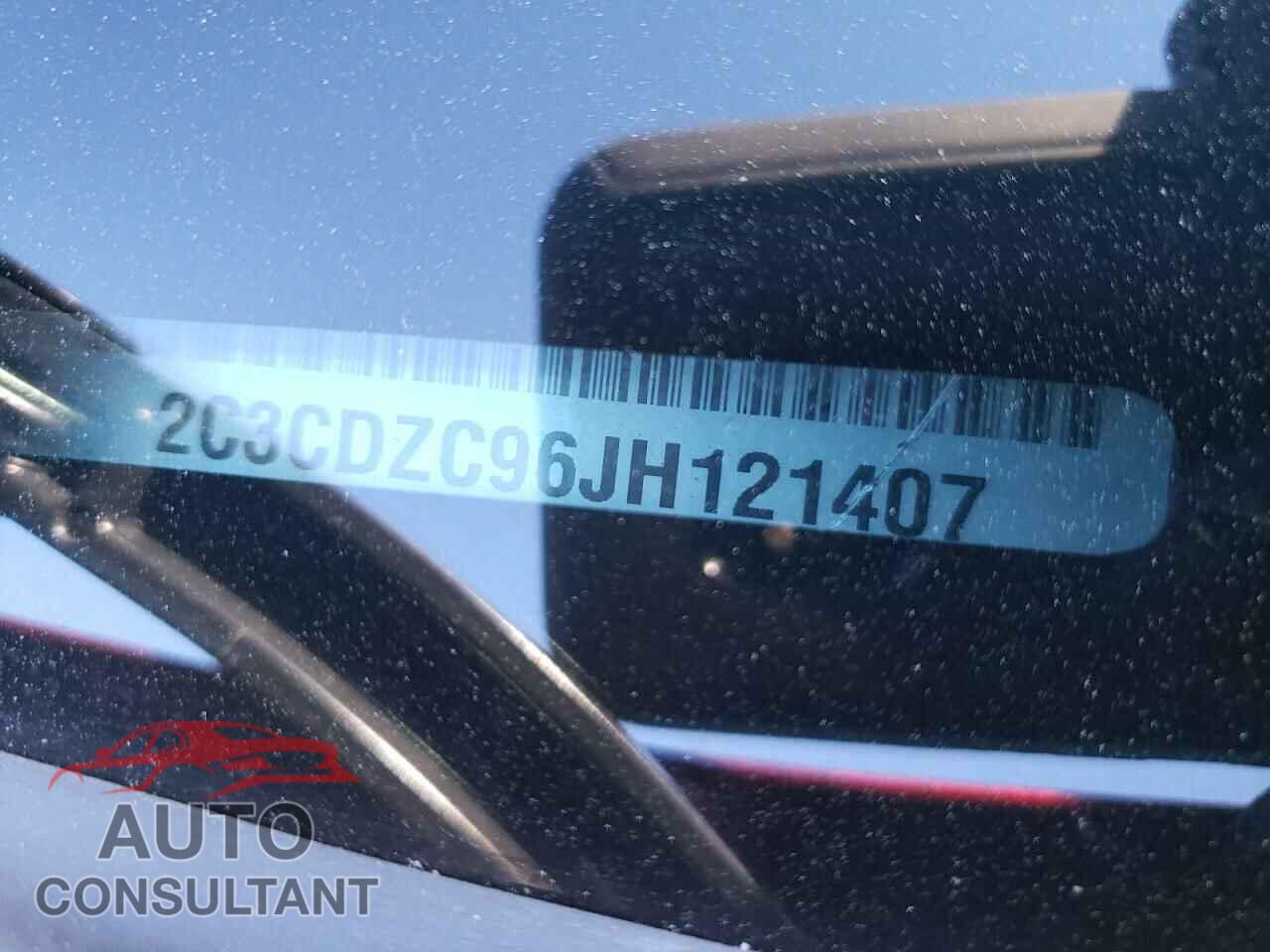 DODGE CHALLENGER 2018 - 2C3CDZC96JH121407