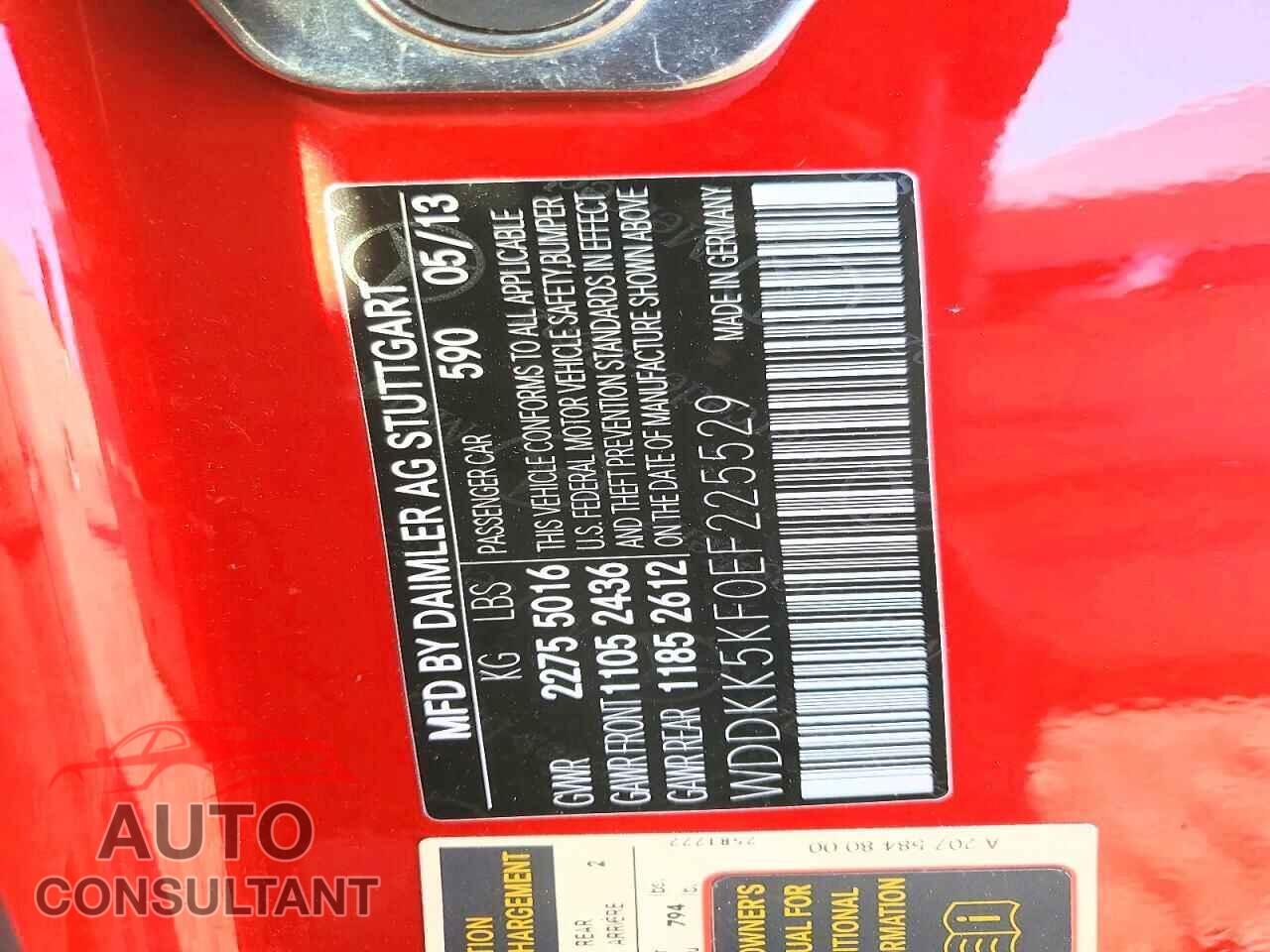 MERCEDES-BENZ E-CLASS 2014 - WDDKK5KF0EF225529