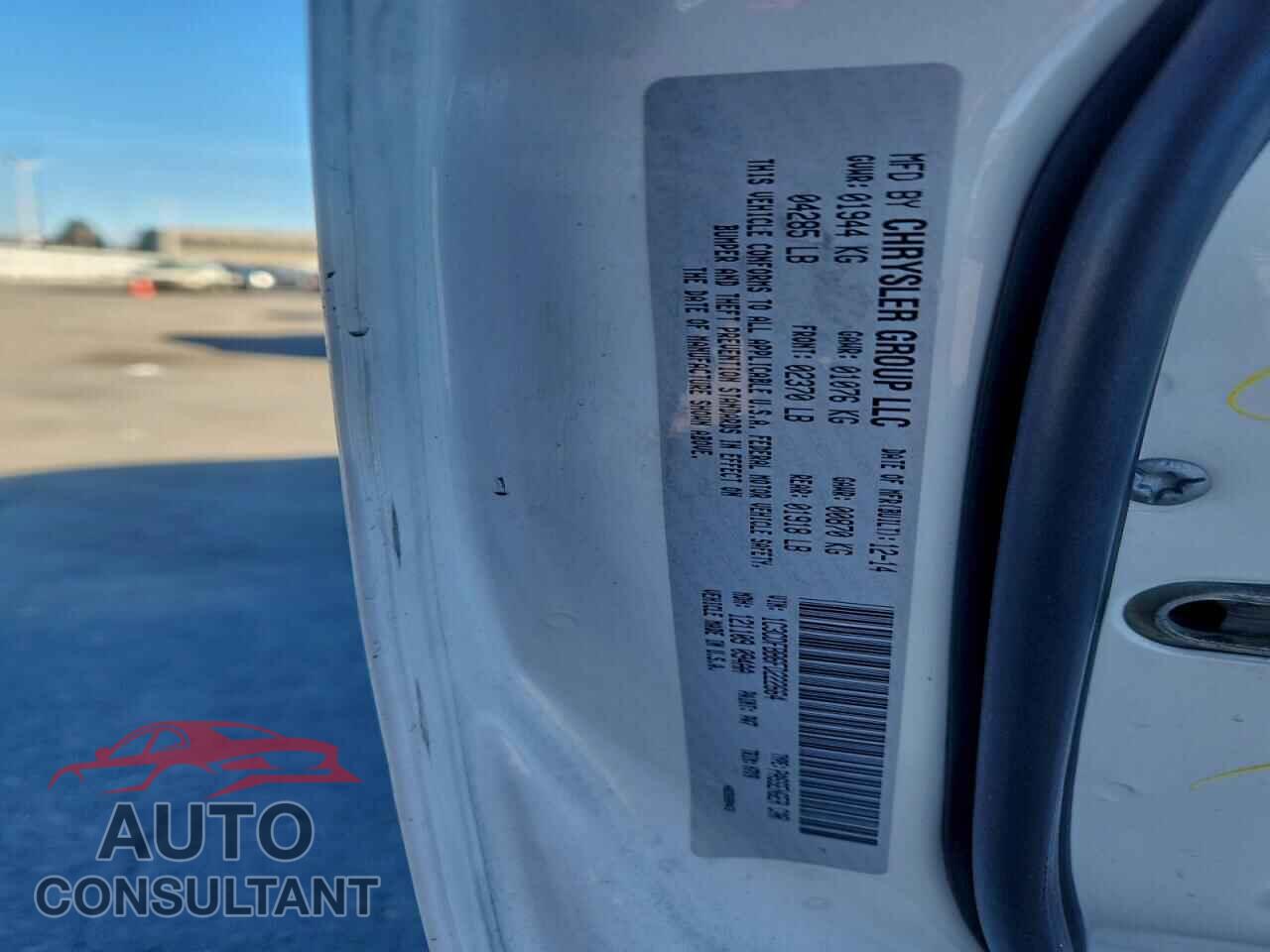 DODGE DART 2015 - 1C3CDFBB6FD222664