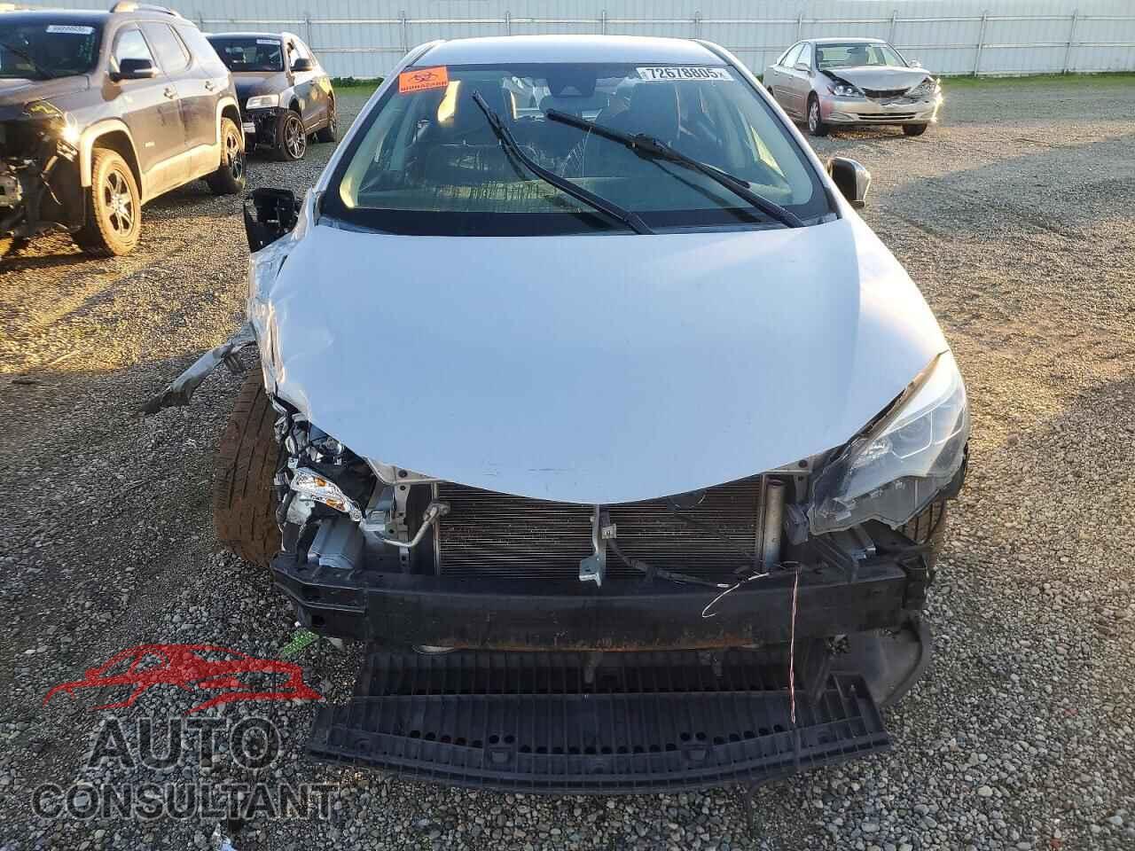 TOYOTA COROLLA 2017 - 2T1BURHE5HC845459