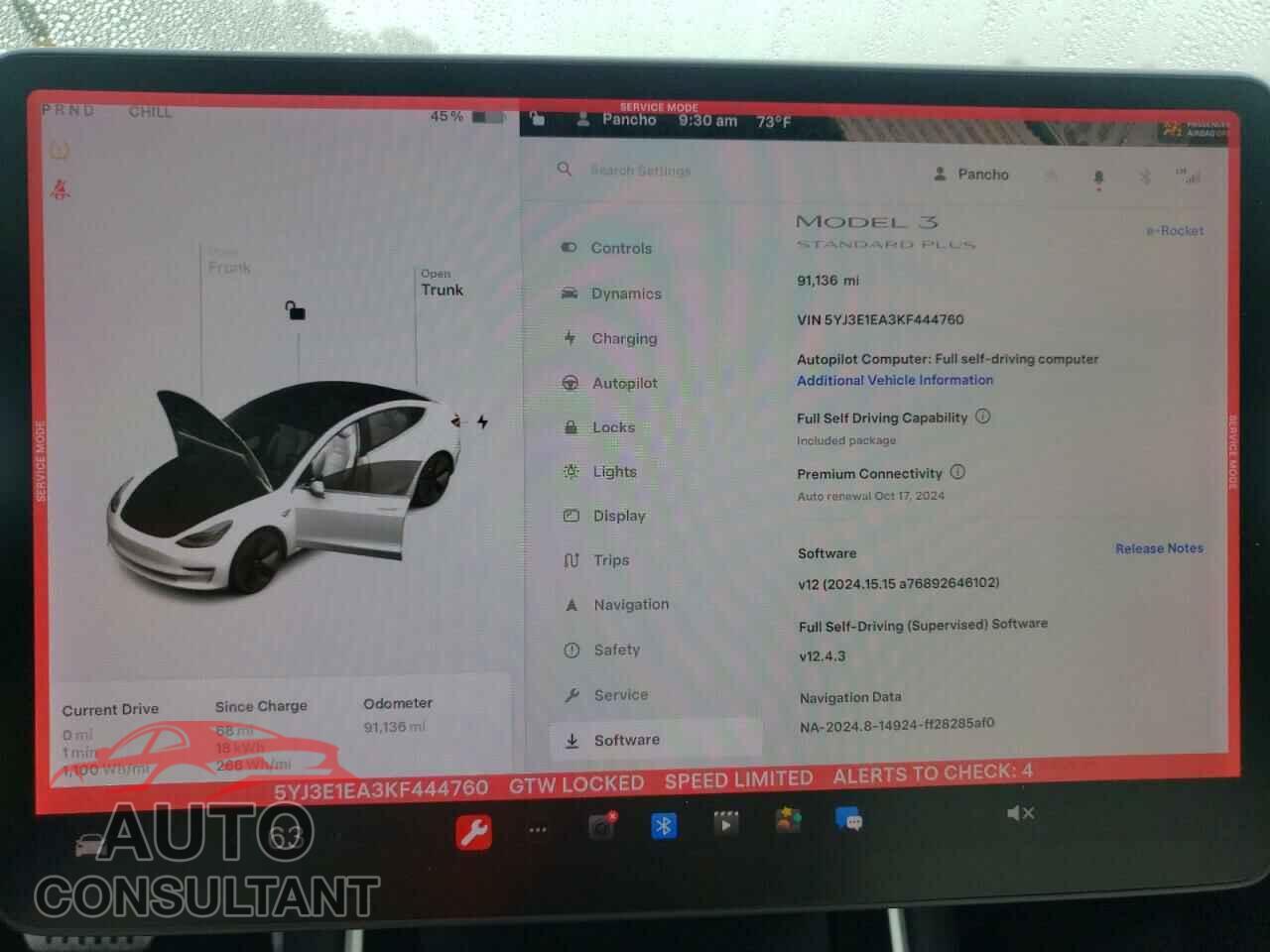 TESLA MODEL 3 2019 - 5YJ3E1EA3KF444760