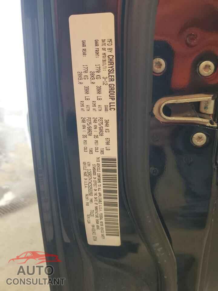 DODGE RAM 1500 2012 - 1C6RD7HTXCS252292