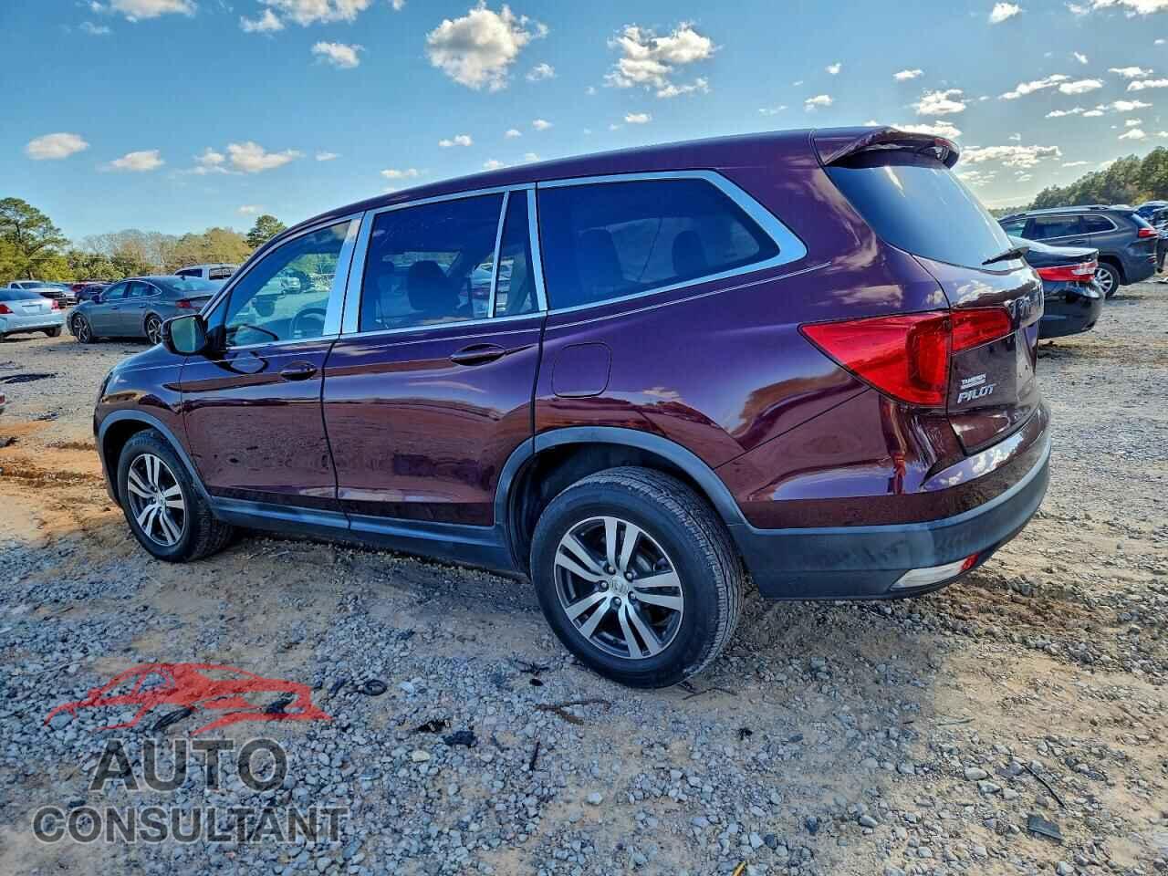 HONDA PILOT 2017 - 5FNYF6H80HB018316