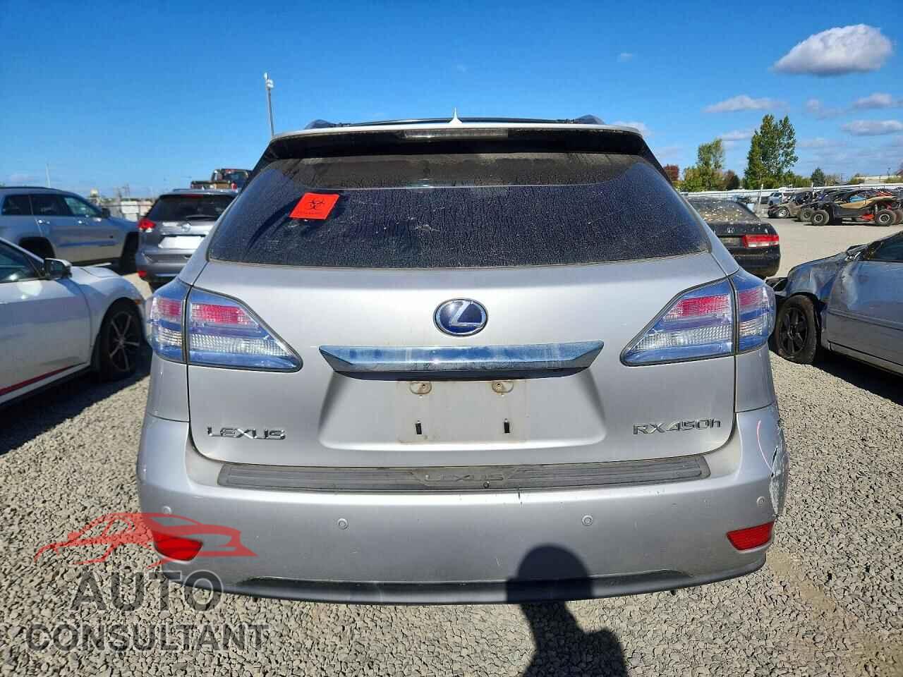 LEXUS RX450 2010 - JTJBC1BA8A2011682