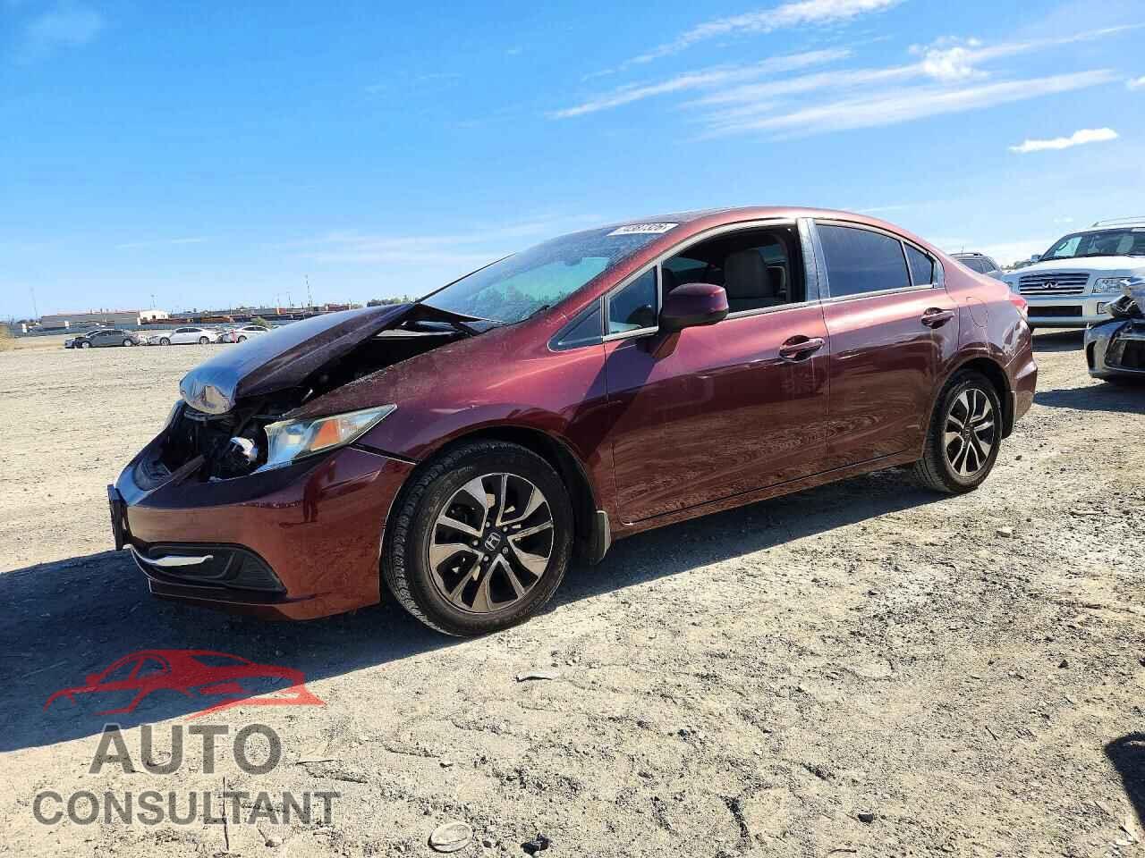 HONDA CIVIC 2013 - 19XFB2F85DE254846