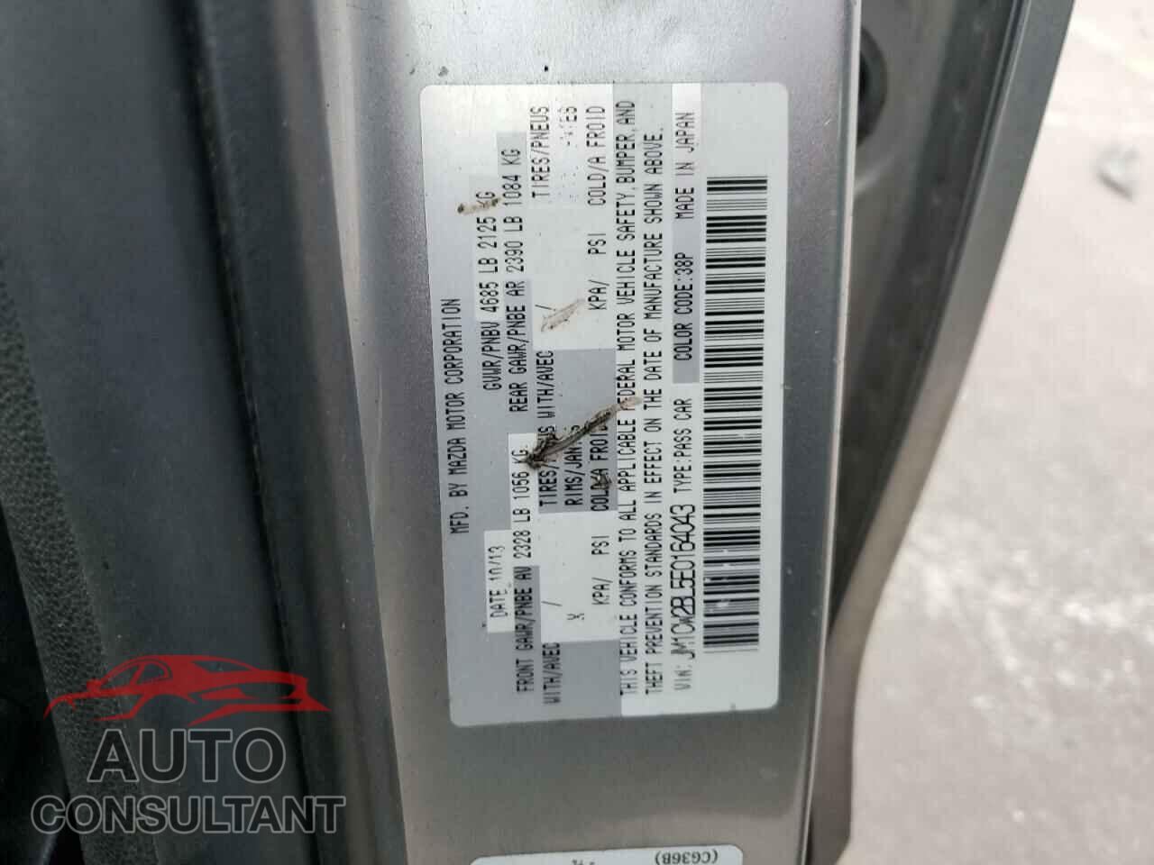 MAZDA 5 2014 - JM1CW2BL5E0164043