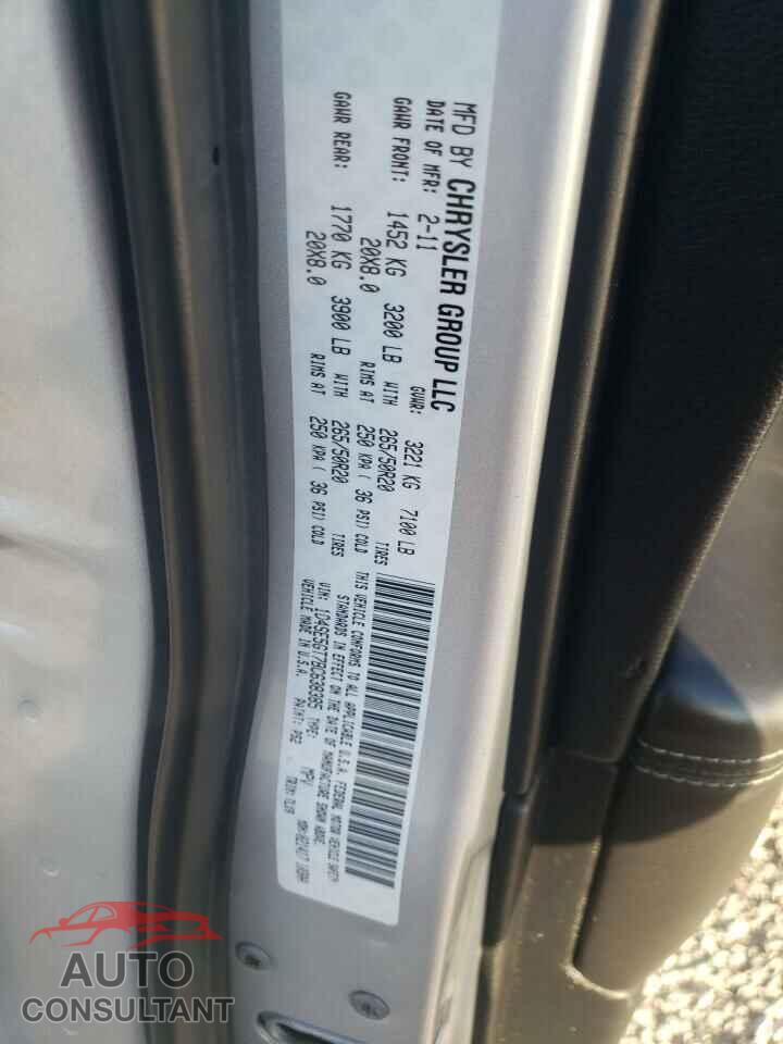 DODGE DURANGO 2011 - 1D4SE5GT7BC638385