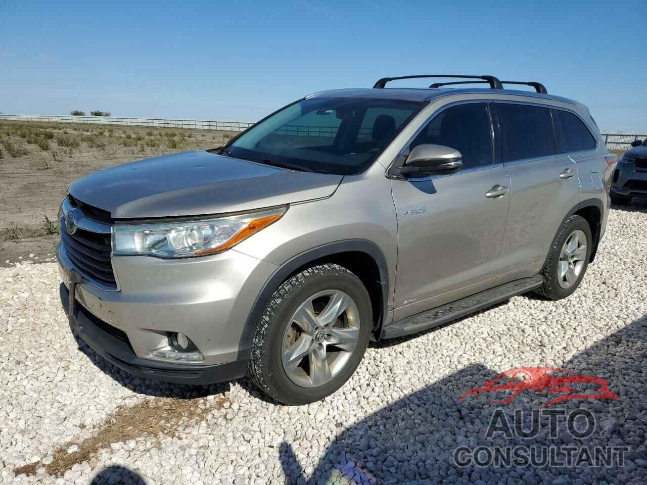 TOYOTA HIGHLANDER 2016 - 5TDDCRFH1GS014345