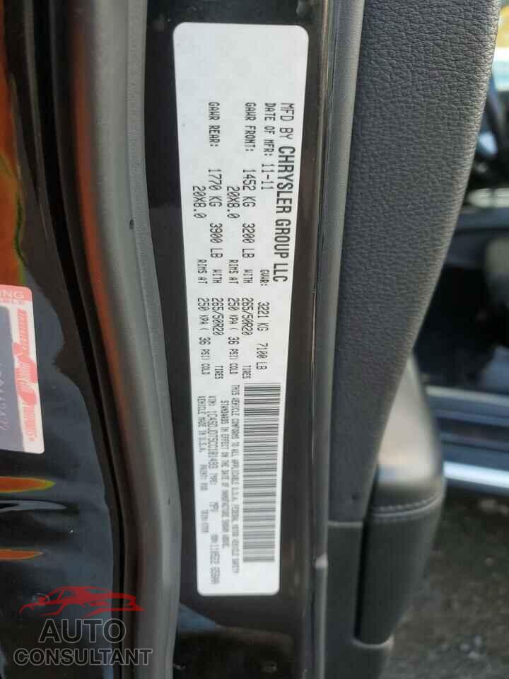 DODGE DURANGO 2012 - 1C4SDJDT5CC181493