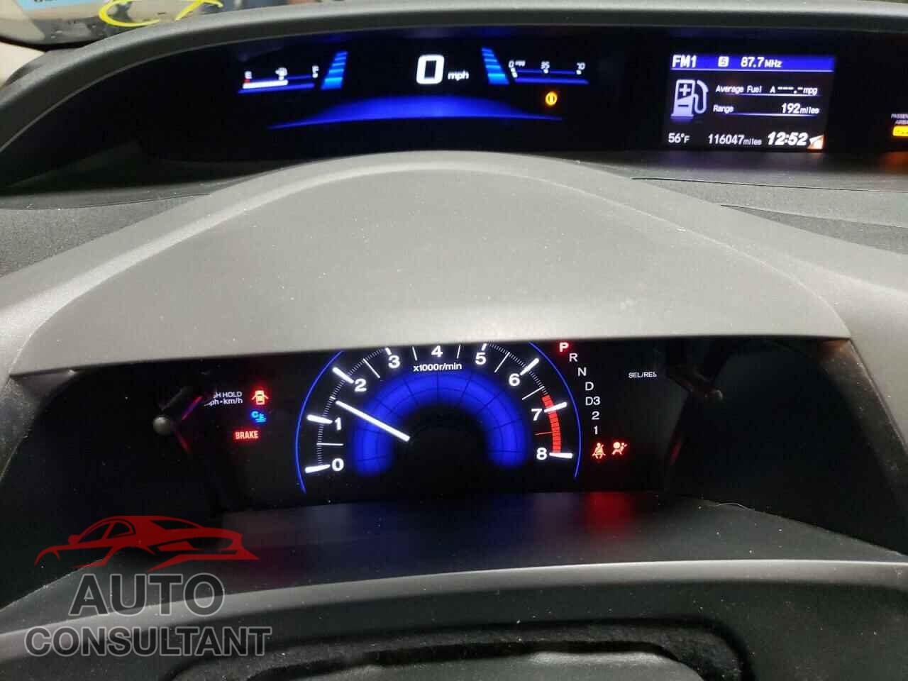 HONDA CIVIC 2012 - JHMFB2F83CS003012