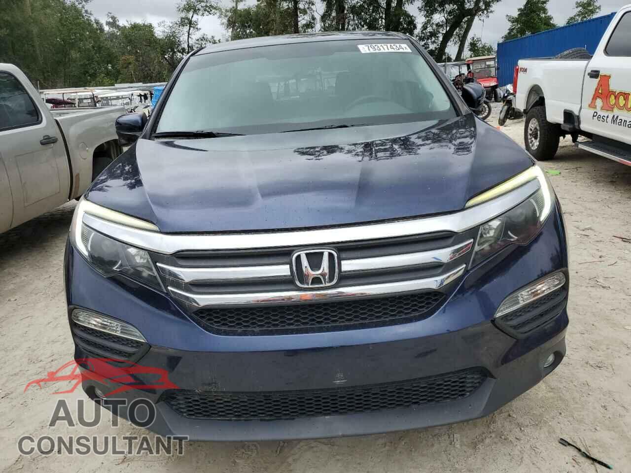 HONDA PILOT 2017 - 5FNYF5H36HB045177