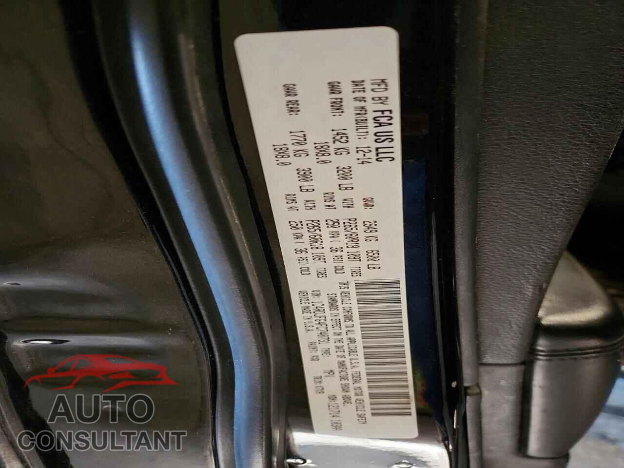 DODGE DURANGO 2015 - 1C4RDJFG4FC740731