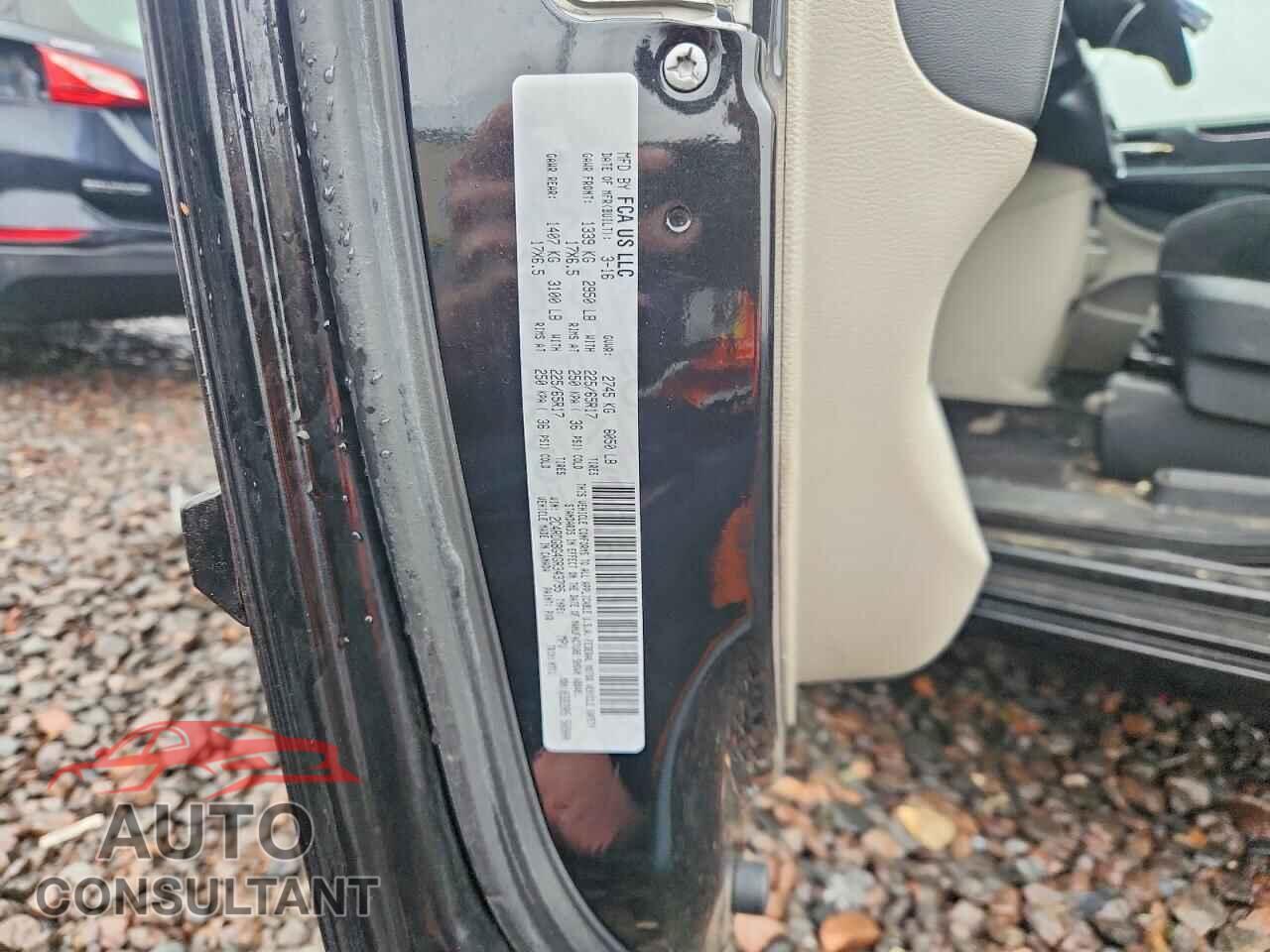 DODGE GRAND CARAVAN 2016 - 2C4RDGBG4GR343795