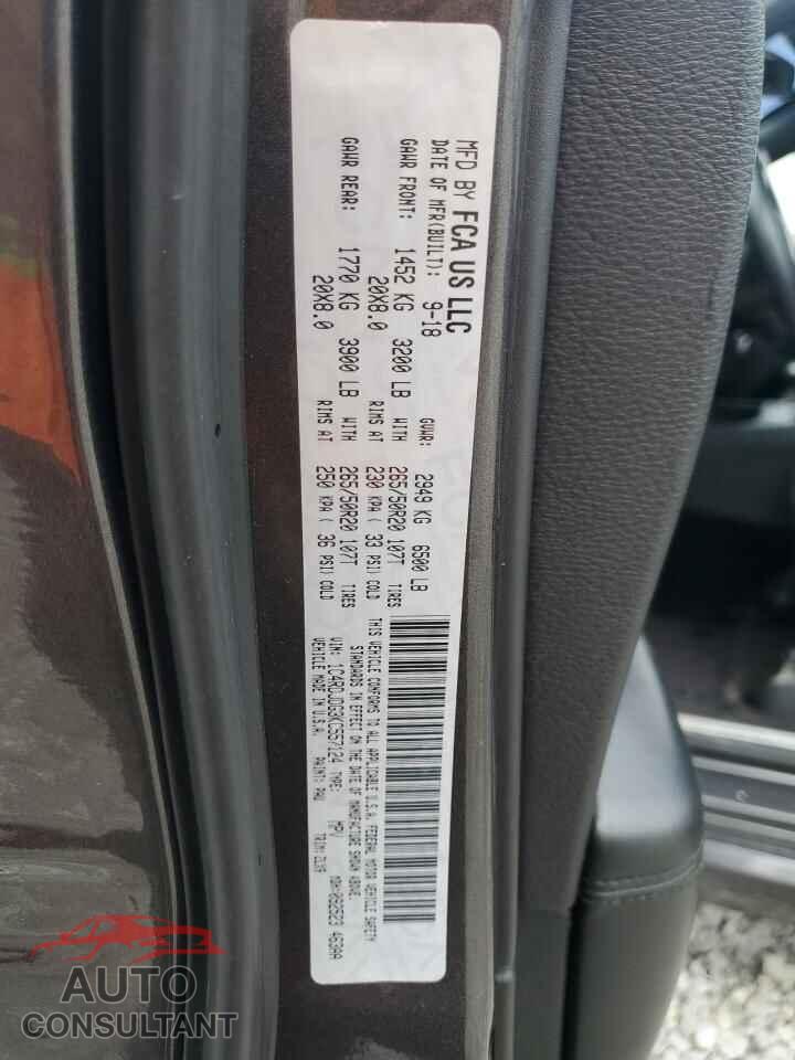 DODGE DURANGO 2019 - 1C4RDJDG3KC557124