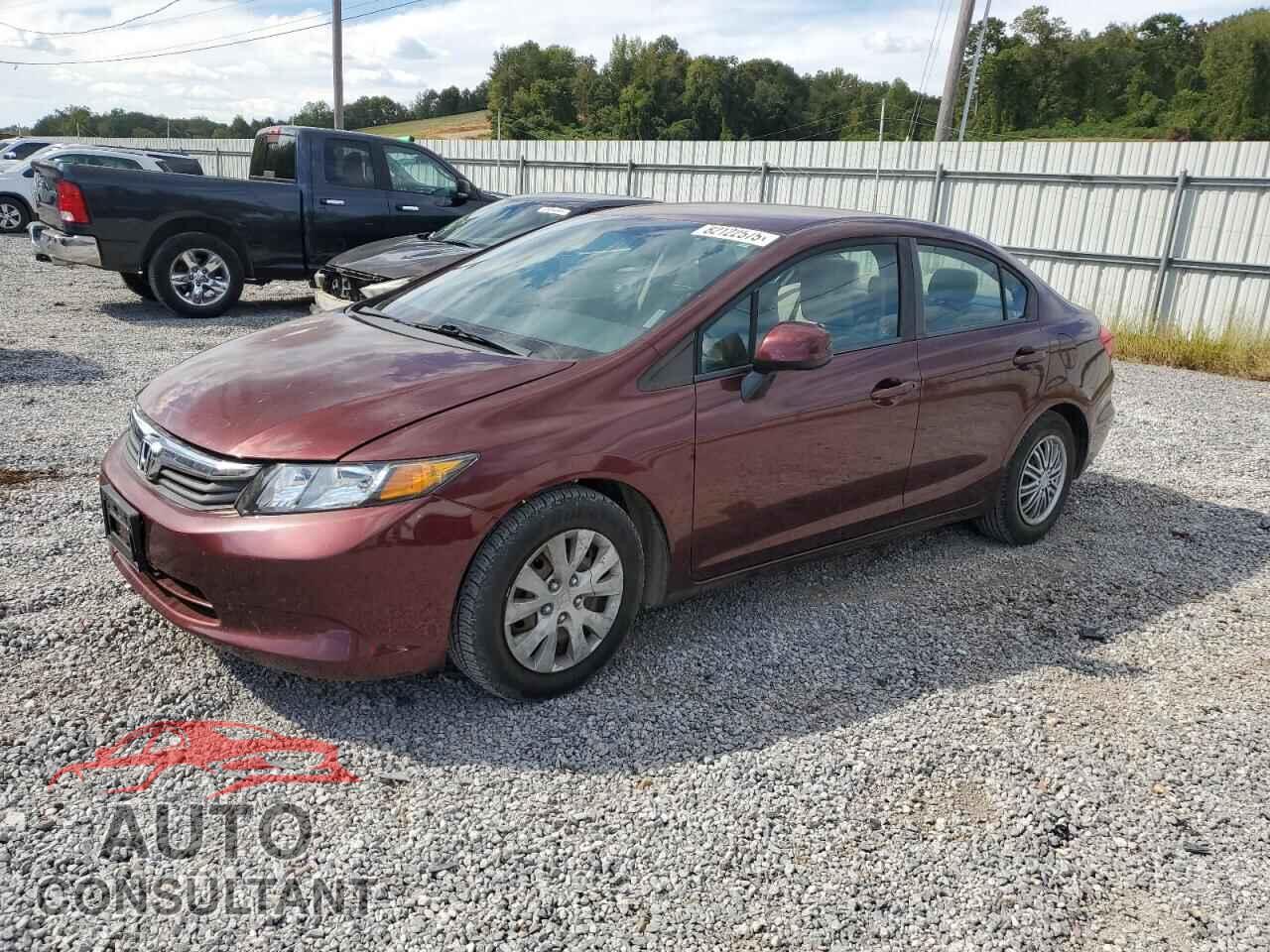 HONDA CIVIC 2012 - 19XFB2F58CE090867