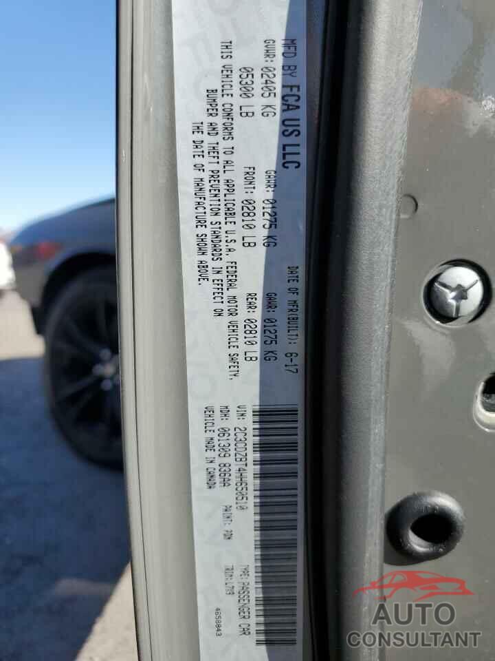 DODGE CHALLENGER 2017 - 2C3CDZBT4HH650510