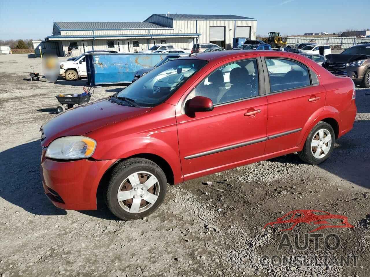 CHEVROLET AVEO 2011 - KL1TD5DE3BB141583