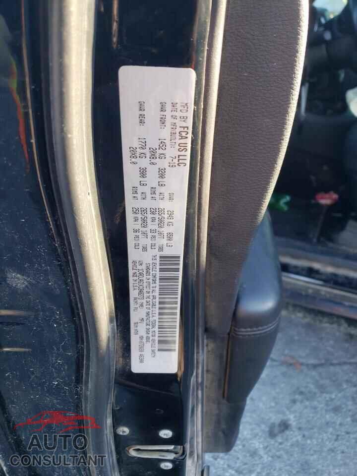 DODGE DURANGO 2019 - 1C4RDJAG1KC848273