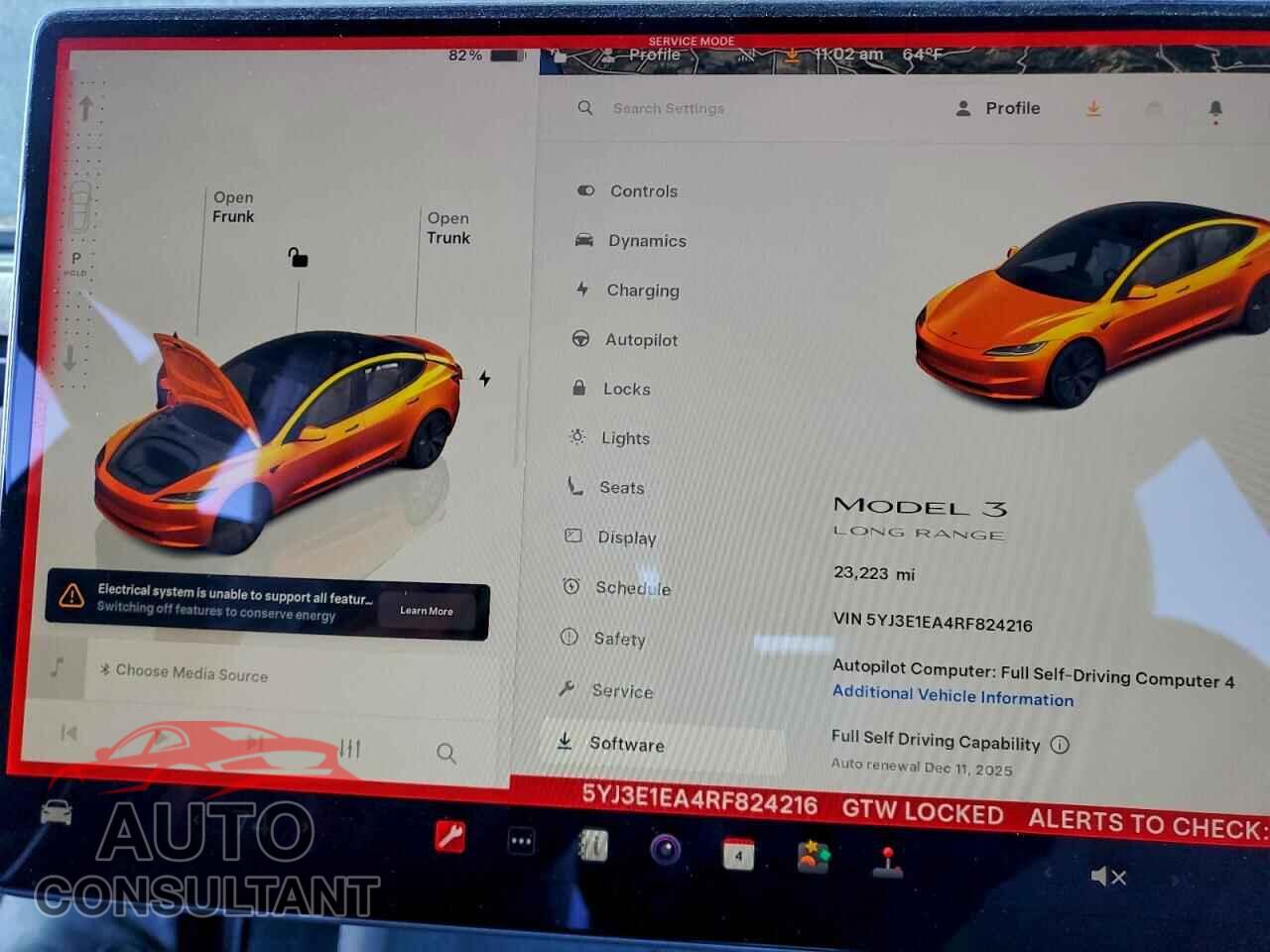 TESLA MODEL 3 2024 - 5YJ3E1EA4RF824216