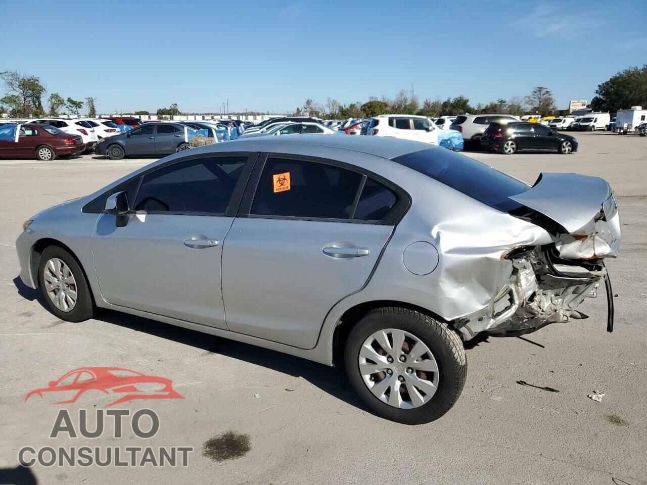 HONDA CIVIC 2012 - 19XFB2F57CE367444