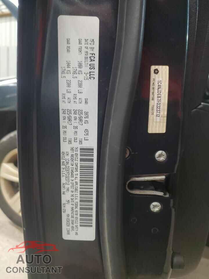 JEEP COMPASS 2015 - 1C4NJDEB7FD323712