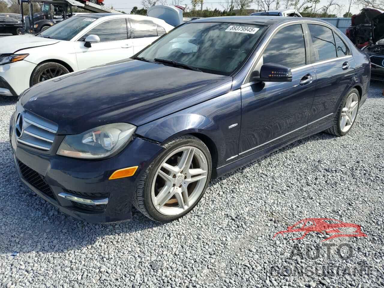 MERCEDES-BENZ C-CLASS 2012 - WDDGF4HB9CR210502