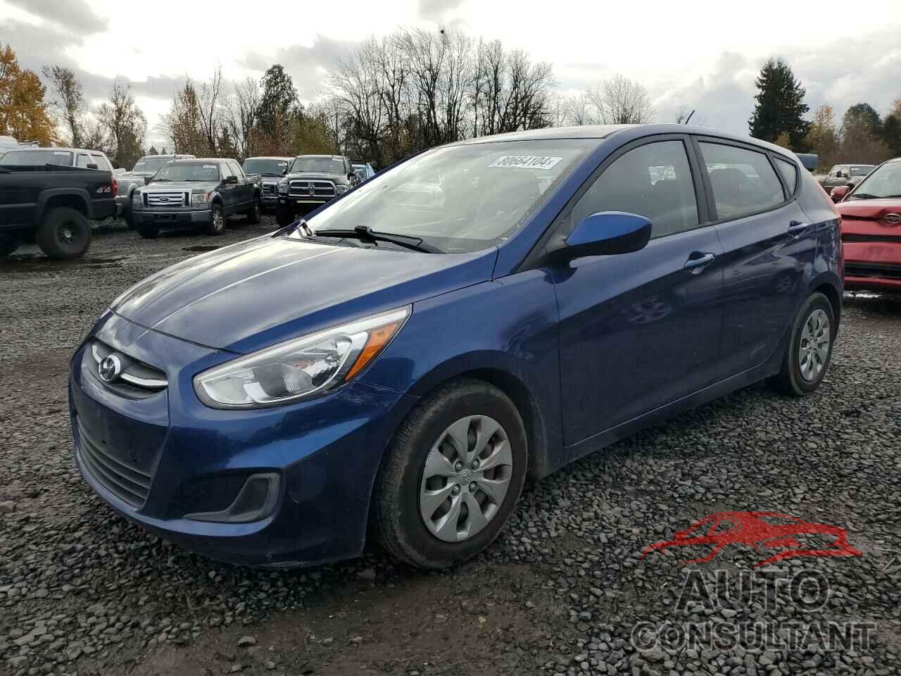 HYUNDAI ACCENT 2017 - KMHCT5AE8HU311638