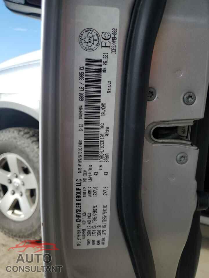 DODGE RAM 1500 2012 - 1C6RD7LT8CS311301
