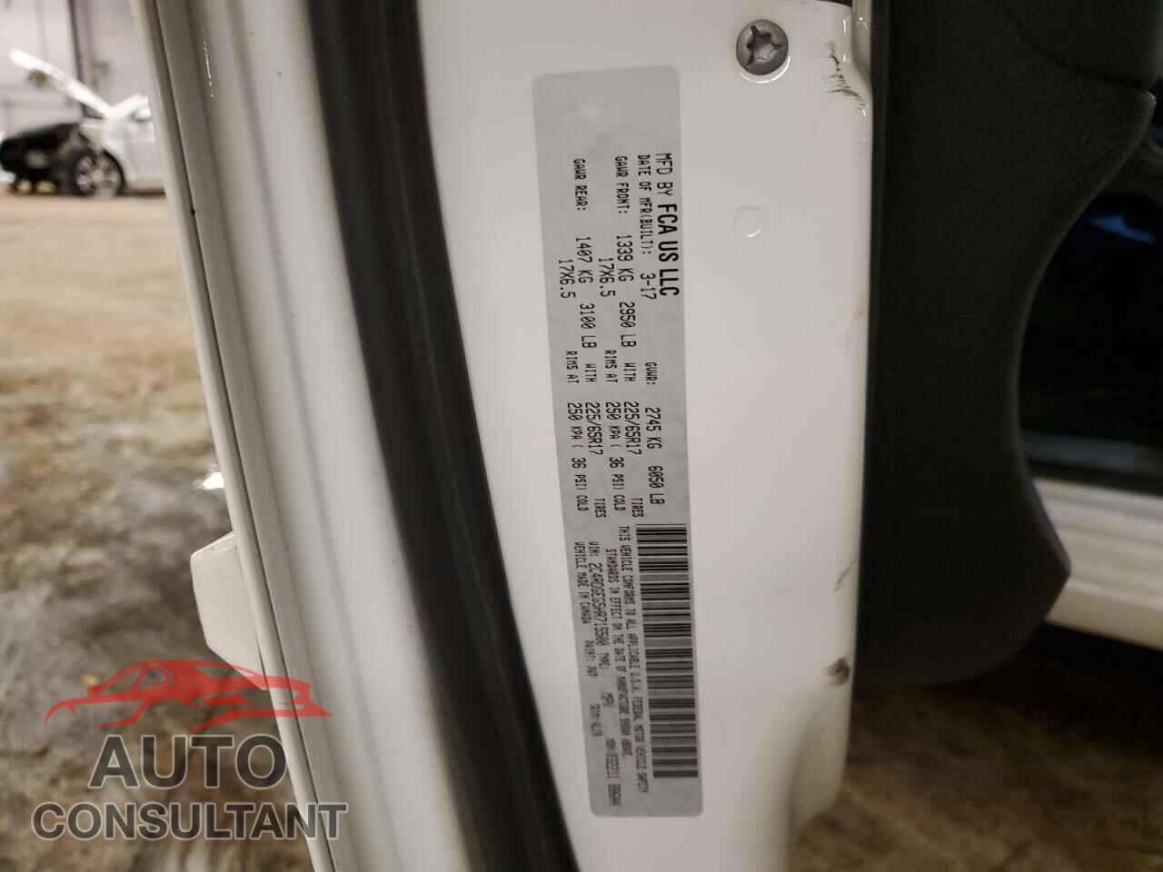 DODGE CARAVAN 2017 - 2C4RDGEG5HR715500