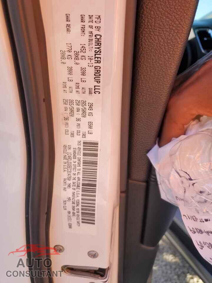 DODGE DURANGO 2014 - 1C4RDJDG5EC314760