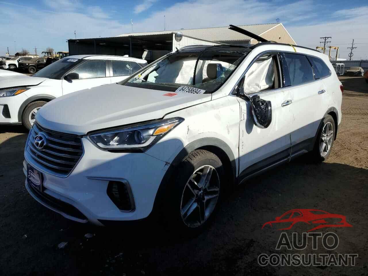 HYUNDAI SANTA FE 2017 - KM8SRDHF5HU208129