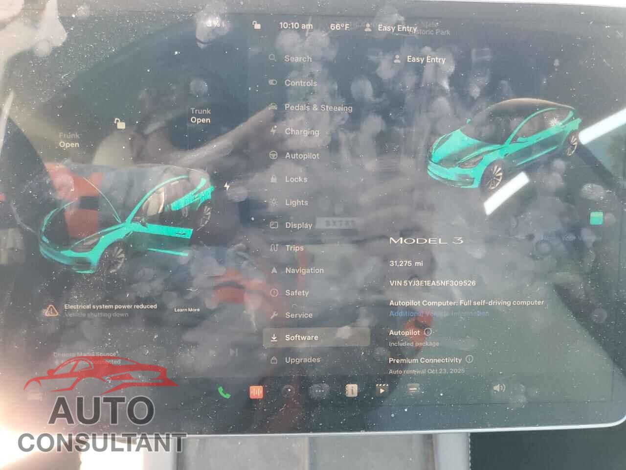 TESLA MODEL 3 2022 - 5YJ3E1EA5NF309526