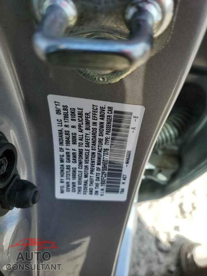 HONDA CIVIC 2017 - 19XFC2F55HE077076