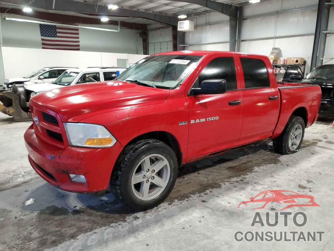 DODGE RAM 1500 2012 - 1C6RD7KT3CS168324