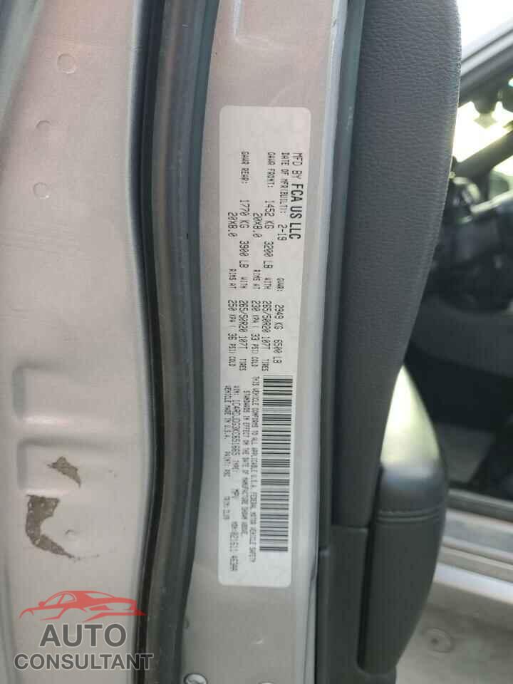 DODGE DURANGO 2019 - 1C4RDJDG3KC651665