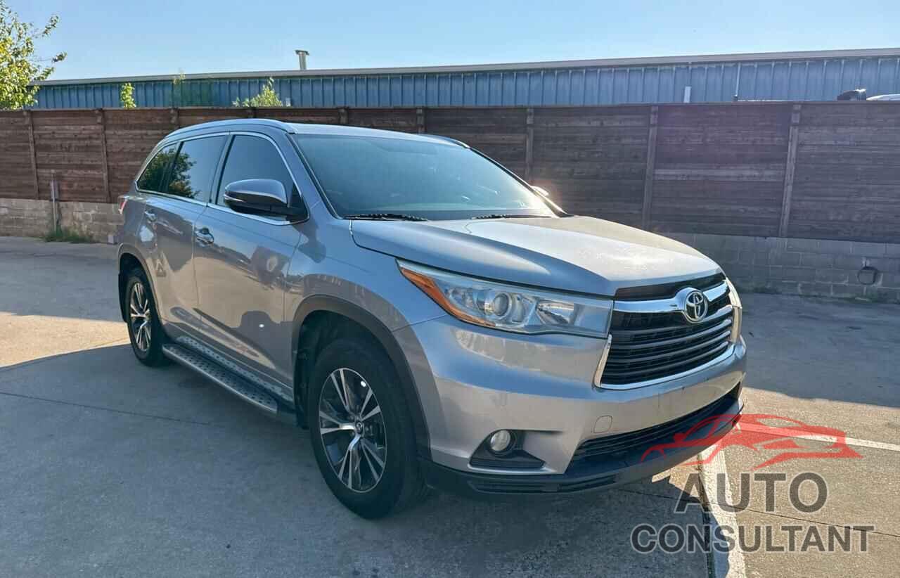 TOYOTA HIGHLANDER 2016 - 5TDKKRFH1GS141462