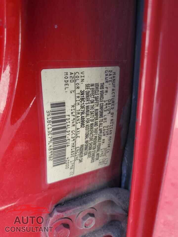 NISSAN VERSA 2009 - 3N1BC13E79L489982