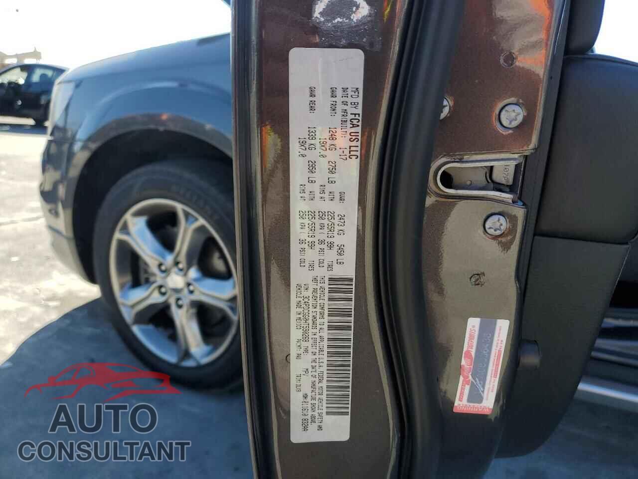 DODGE JOURNEY 2017 - 3C4PDCGG0HT590268