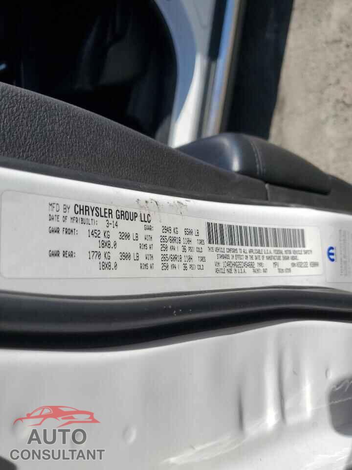 DODGE DURANGO 2014 - 1C4RDHAG2EC454682