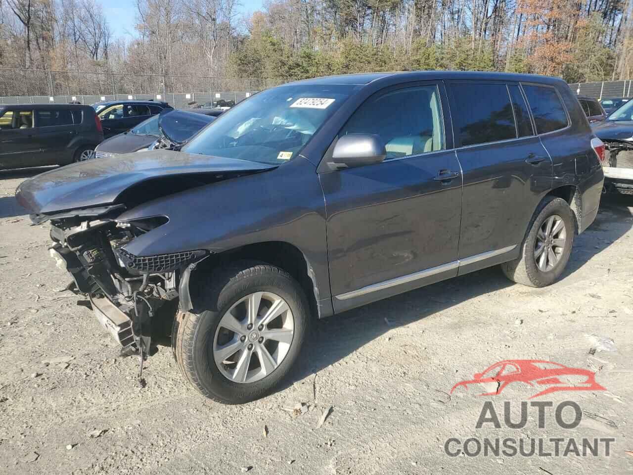 TOYOTA HIGHLANDER 2013 - 5TDZA3EH5DS038542