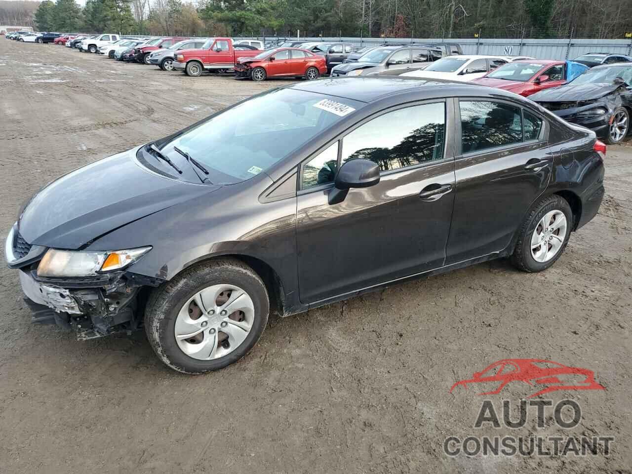 HONDA CIVIC 2013 - 2HGFB2F58DH586789