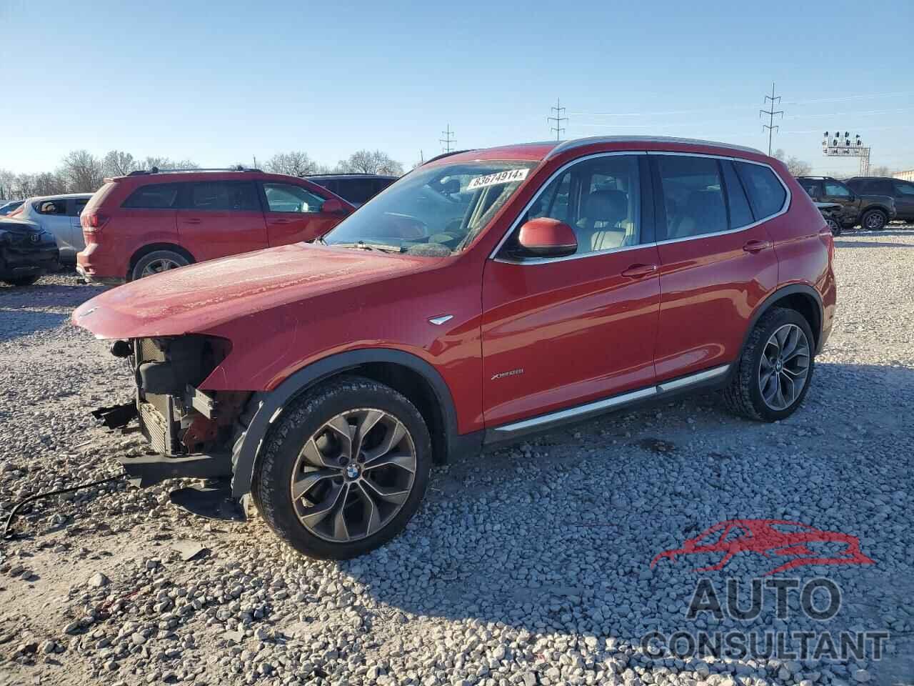 BMW X3 2015 - 5UXWX9C50F0D48926