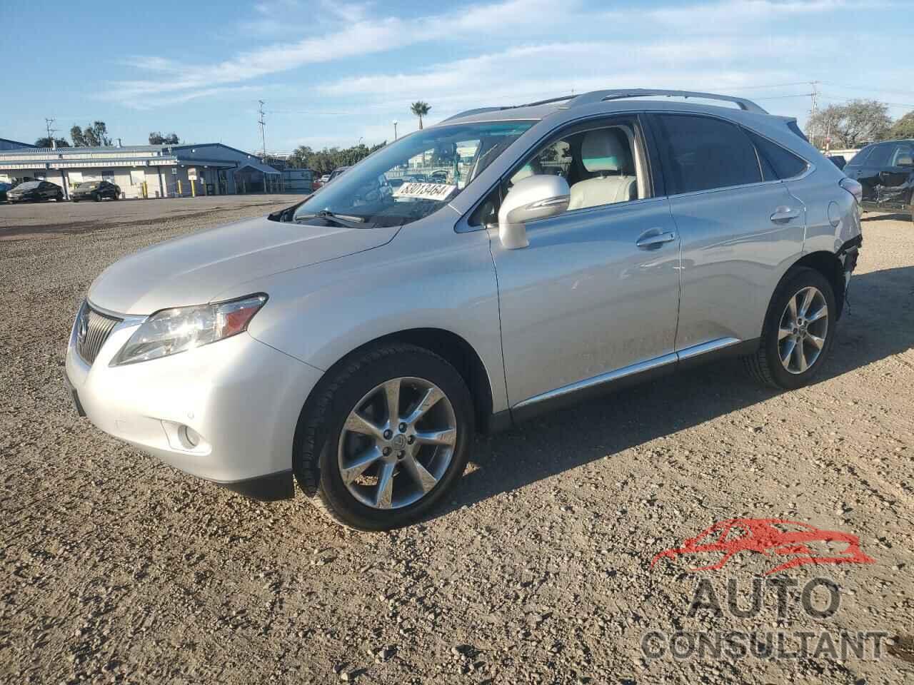 LEXUS RX350 2012 - JTJZK1BA6C2414645