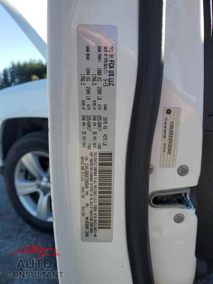 JEEP COMPASS 2015 - 1C4NJDBB3FD395849