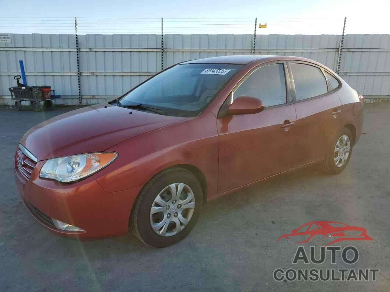 HYUNDAI ELANTRA 2010 - KMHDU4AD9AU842548