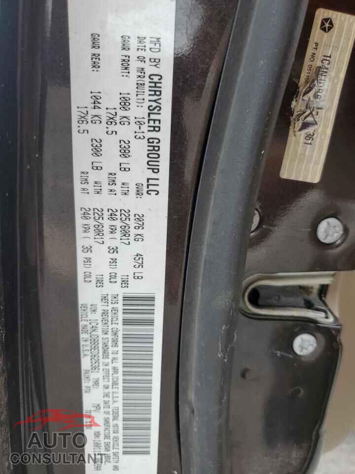 JEEP COMPASS 2014 - 1C4NJDBB9ED625361