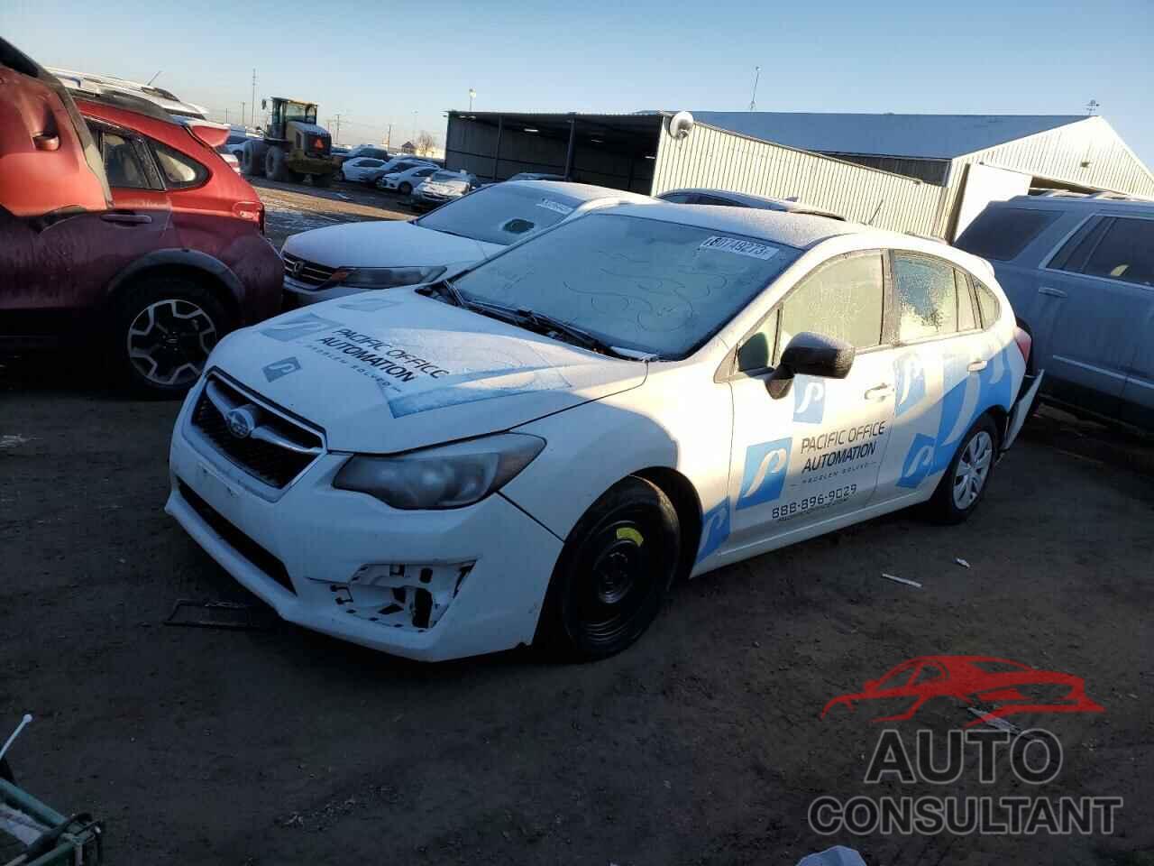 SUBARU IMPREZA 2016 - JF1GPAA60G8315160